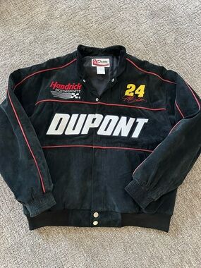 Chase Authentics Black DuPont Hendrick Motorsports 24 Racing Bomber Jacket